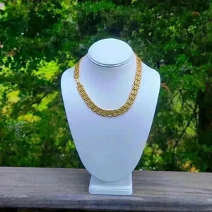 Vintage Gold-toned Napier collar necklace